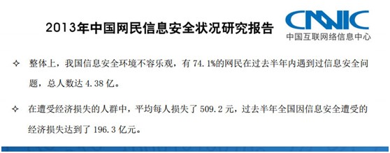 2013年中国网民信息安全状况研究报告