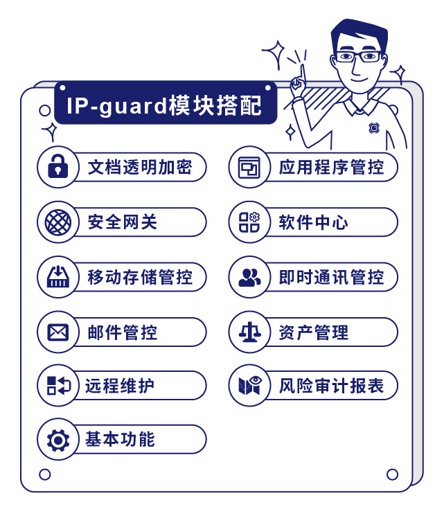 IP-guard模塊搭配