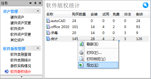 IP-guard软件版权统计